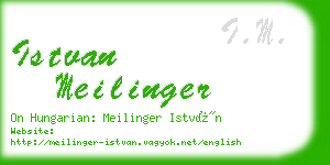 istvan meilinger business card
